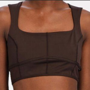LE ORE (from Bandier) Brown Sports Bra
